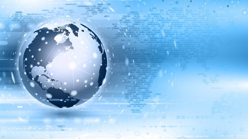 Digital Globe with Network