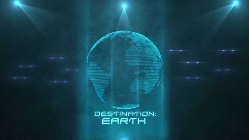 Digital Globe with Text
