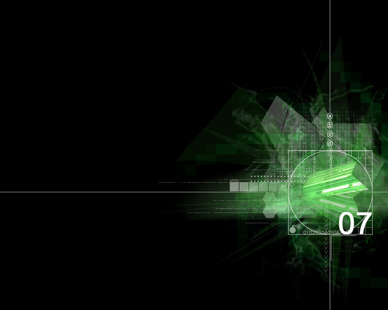 digital green abstract background
