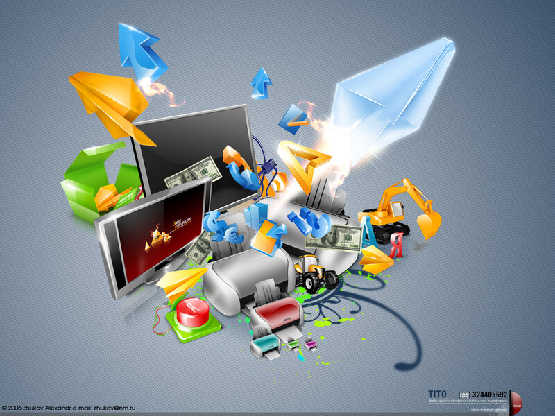 digital icons and technology