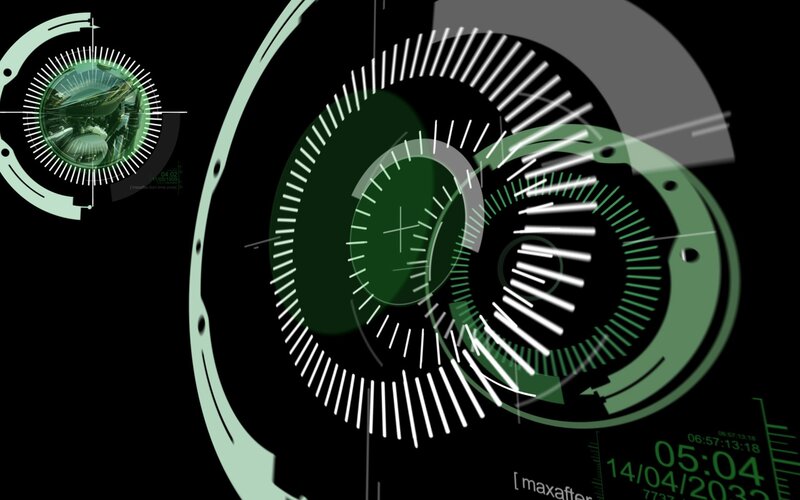 Digital Interface Display — Black, Technological, Digital Art