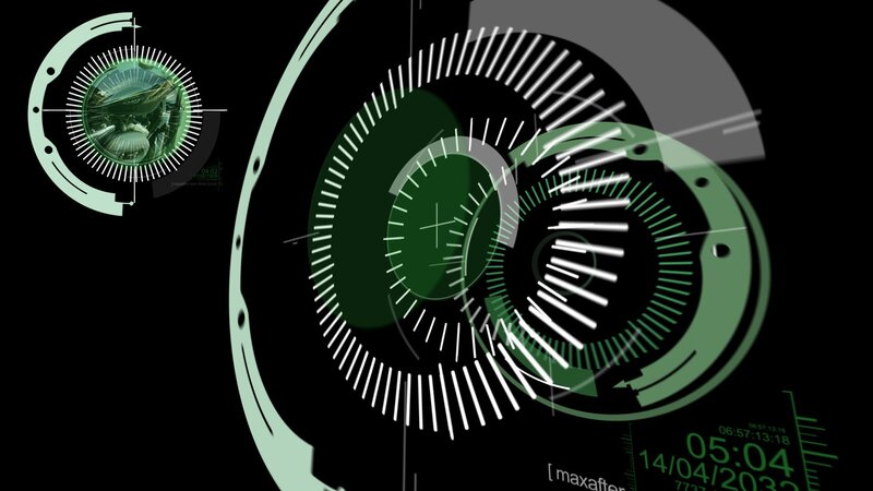 Digital Interface Display — Black, Technological