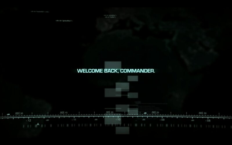Digital Interface Screen — Black, Dramatic