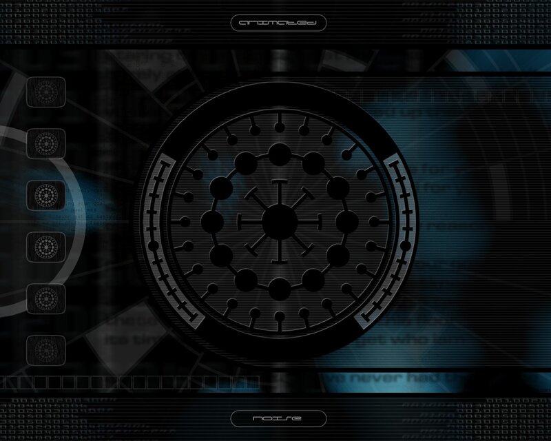 digital interface with circular design