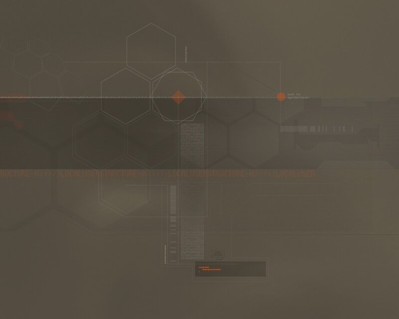 digital interface with code