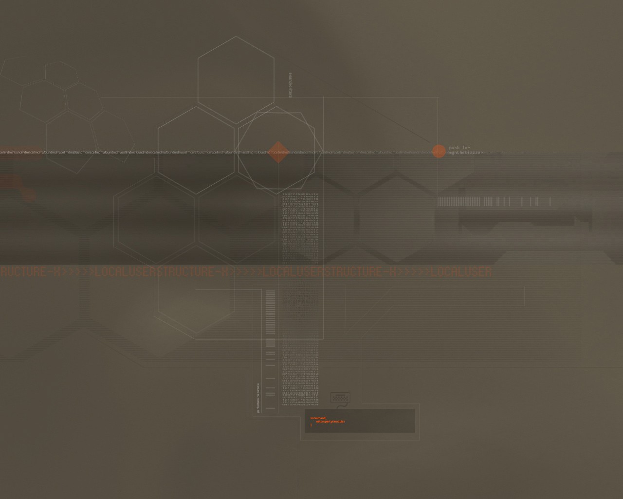 digital interface with code