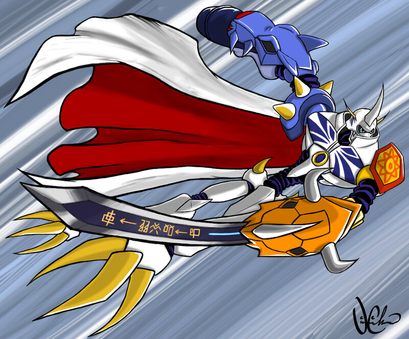 digital knight in motion