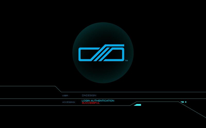 digital login screen
