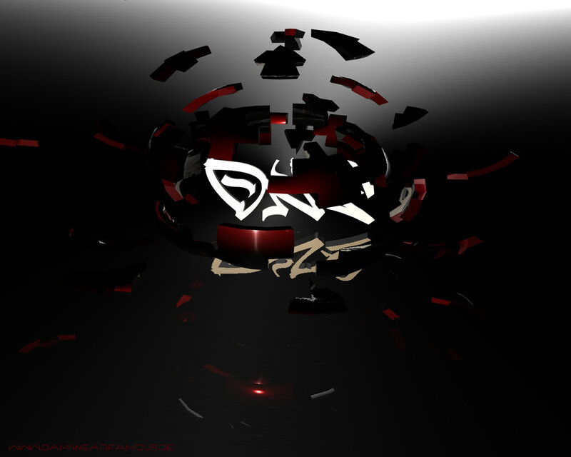 digital logo explosion