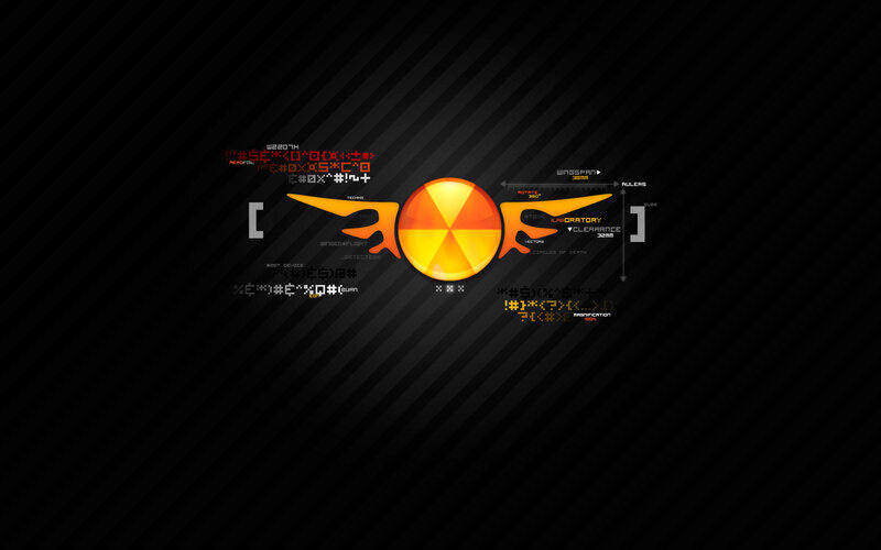 digital logo with wings
