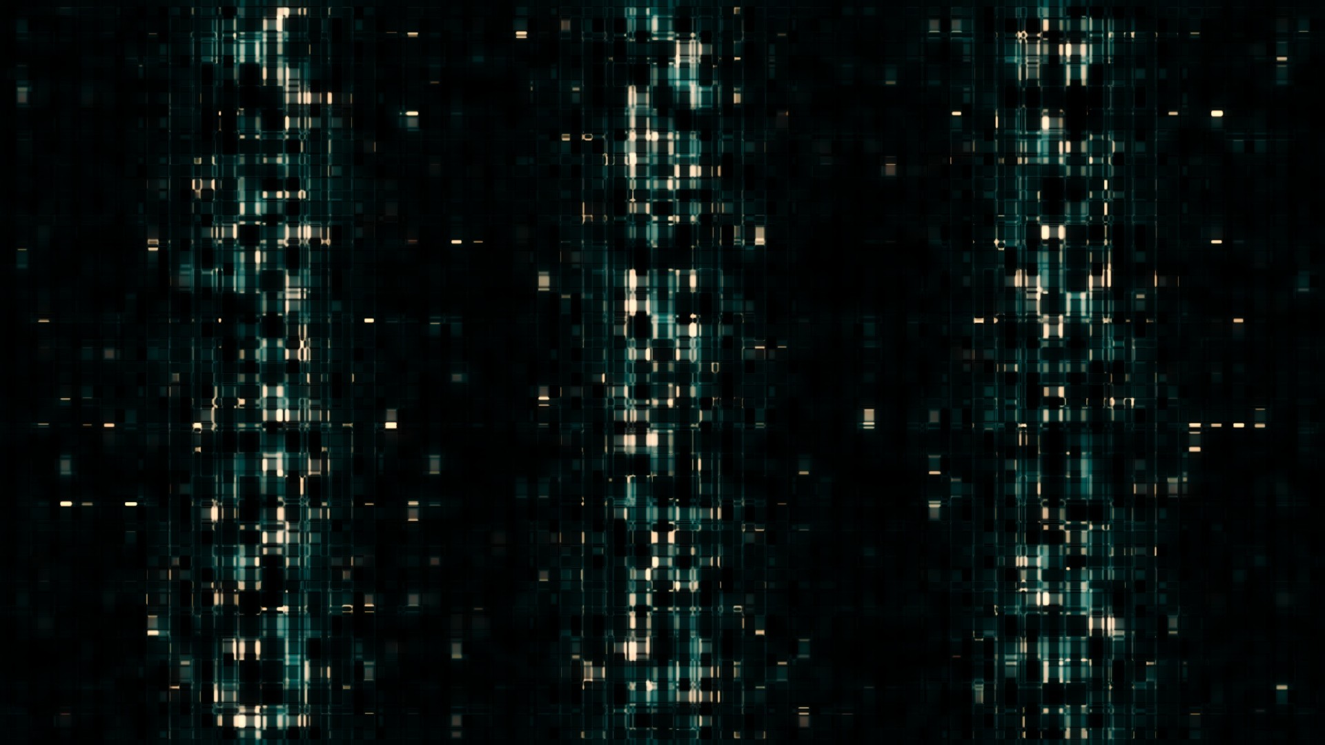 digital matrix code rain