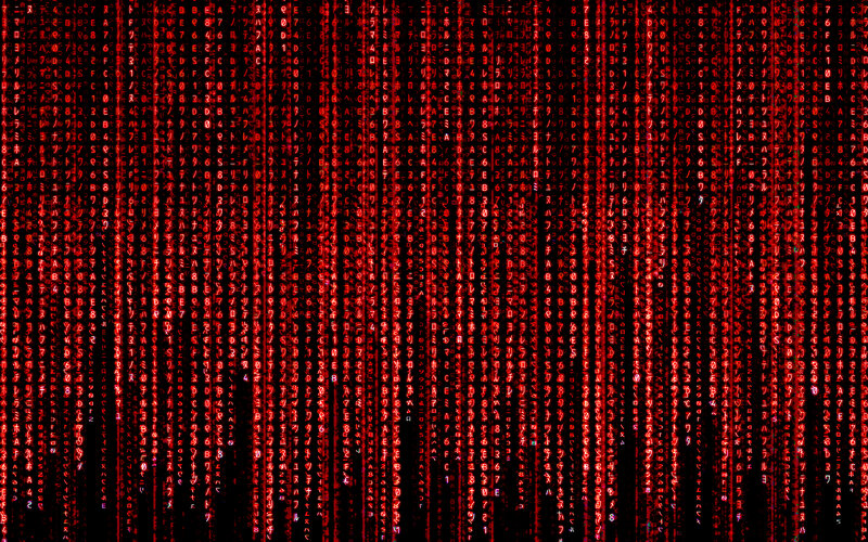 Digital Matrix Code — Red