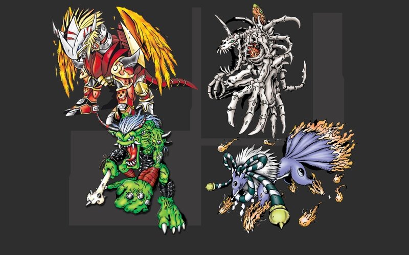 Digital monster characters
