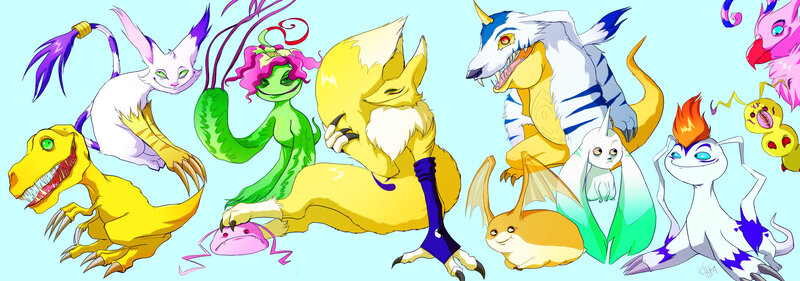 Digital monsters collection