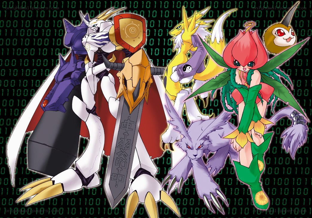 Digital monsters in battle