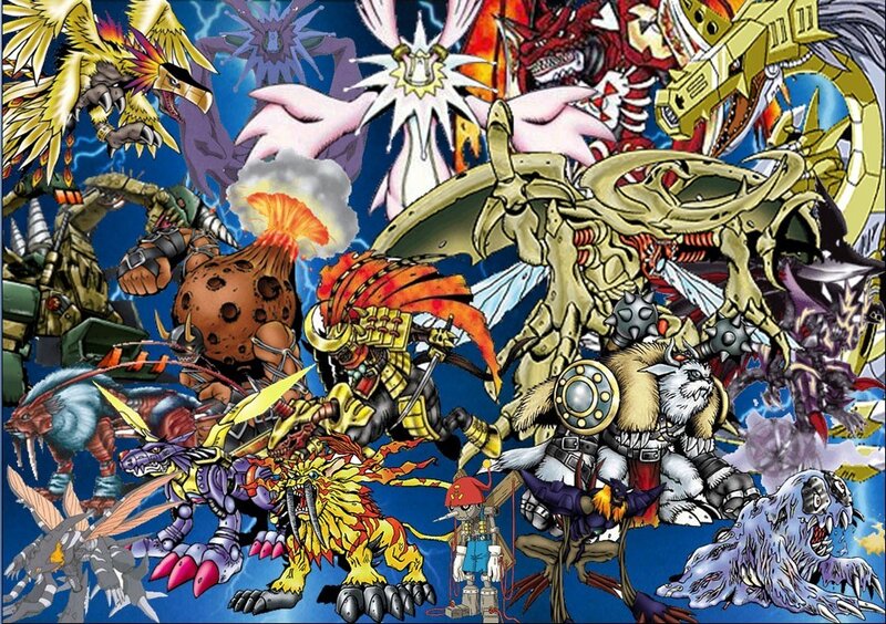 Digital Monsters in Battle — Blue, Chaotic