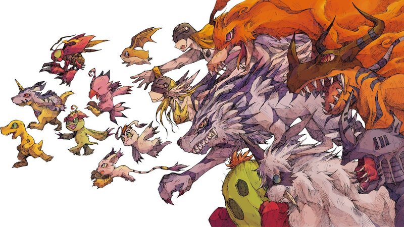 Digital Monsters in Battle — Orange