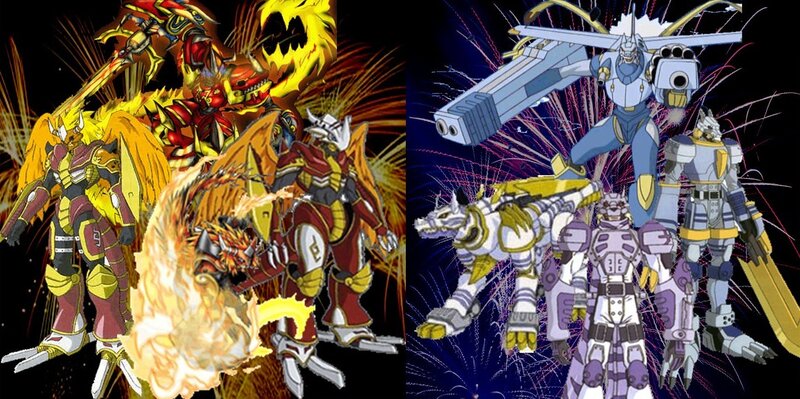 Digital Monsters in Battle — Yellow, Dramatic
