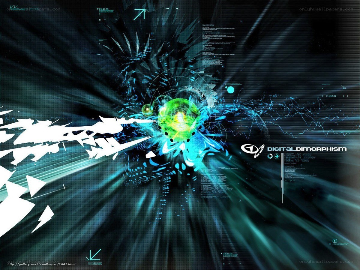 digital morphism abstract wallpaper