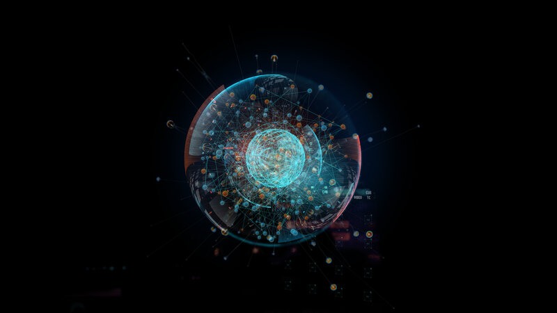 digital network sphere