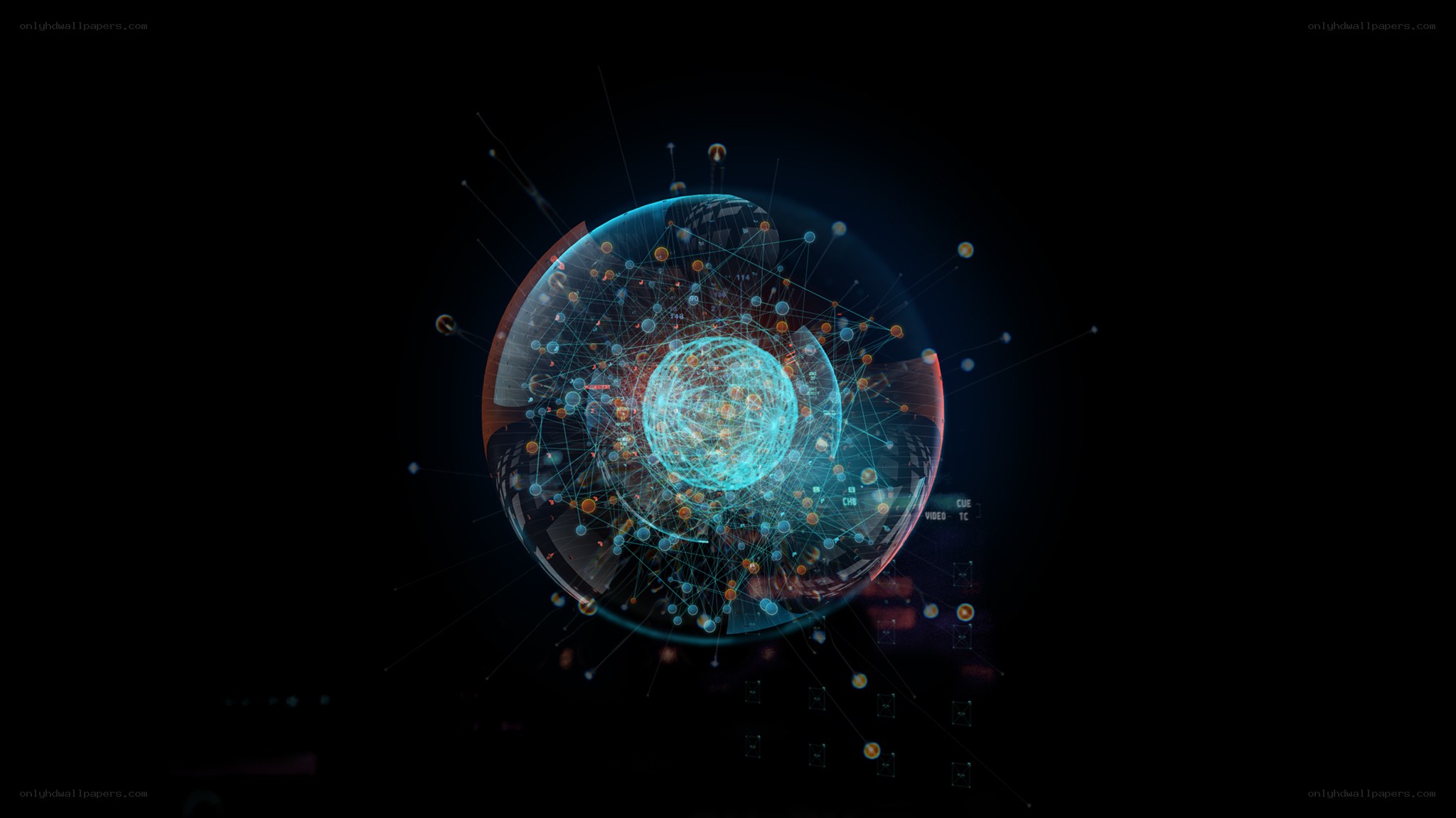 digital network sphere