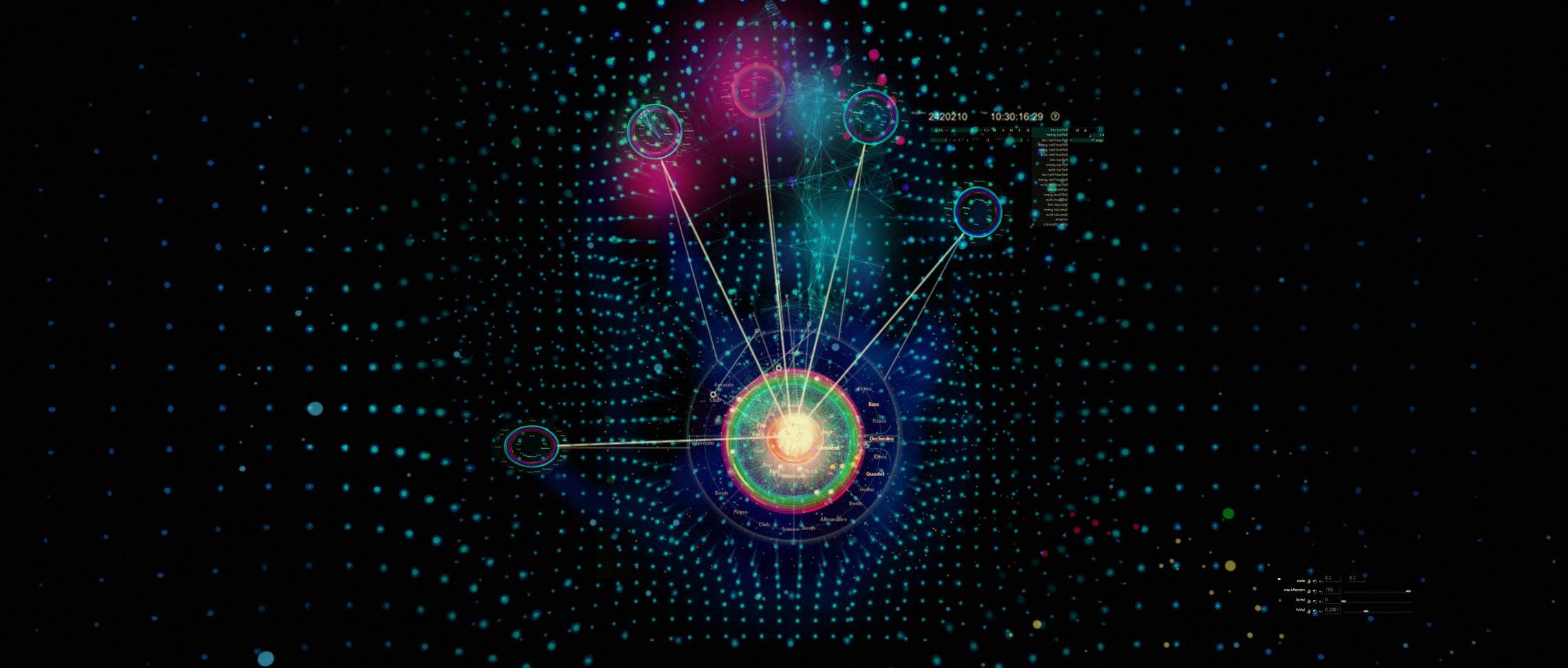digital network visualization