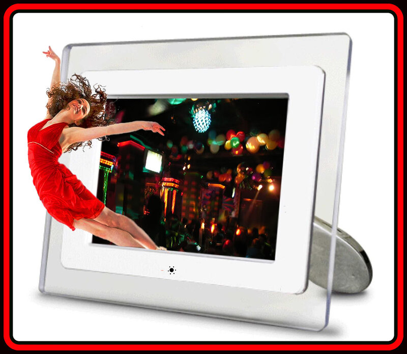 Digital photo frame with dancer image