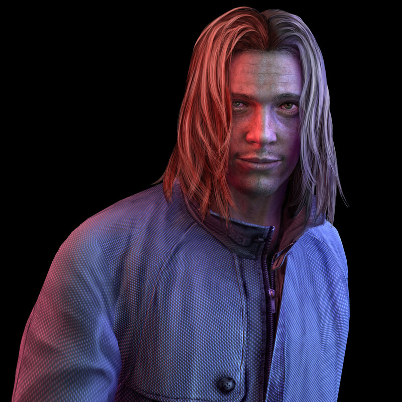 digital portrait of a man