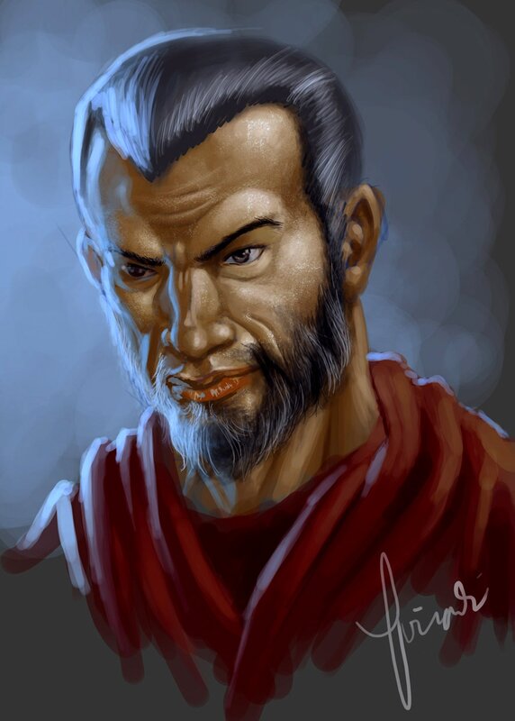 digital portrait of a man