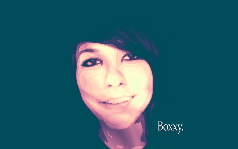 digital portrait of a smiling person