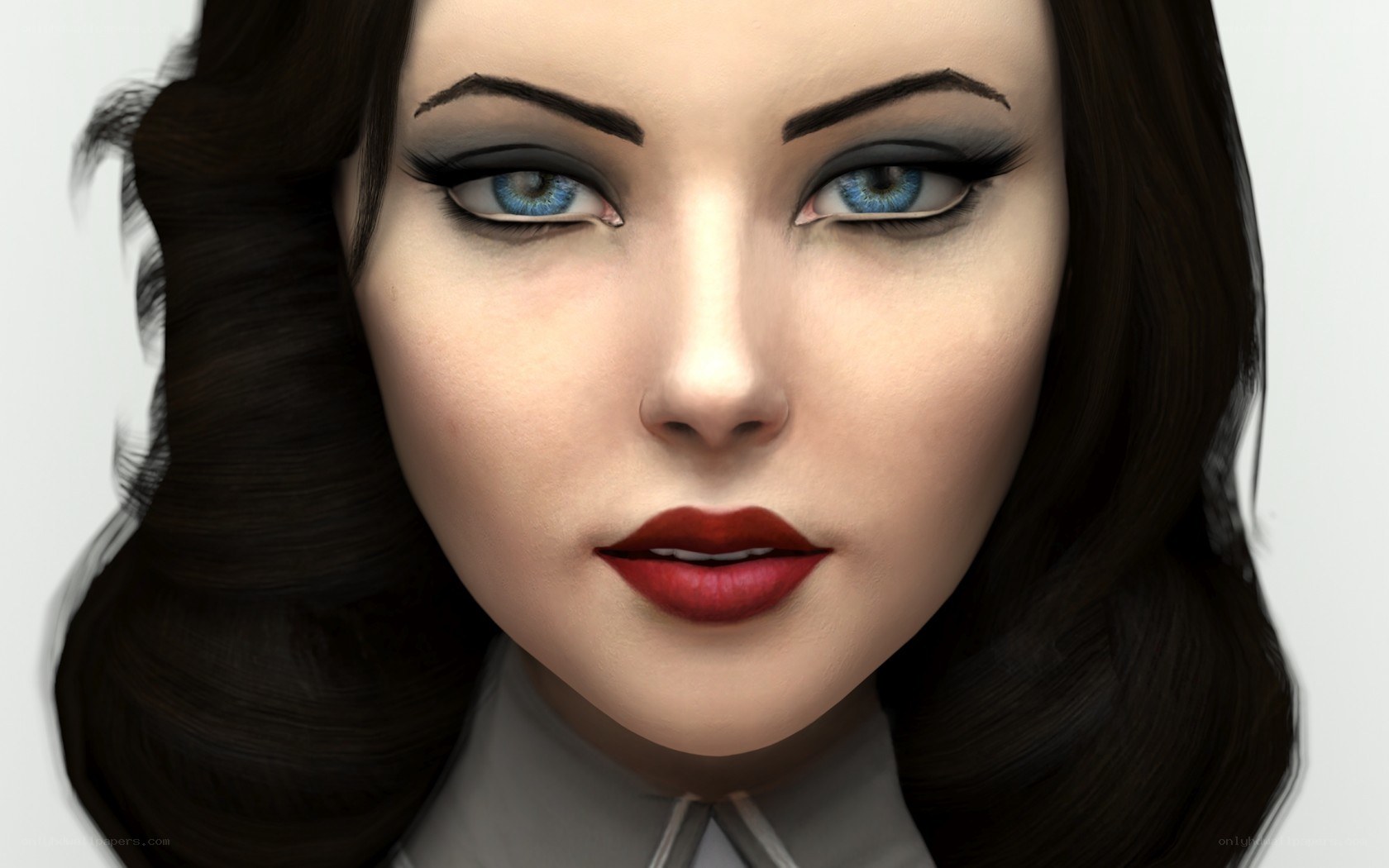 digital portrait of a woman