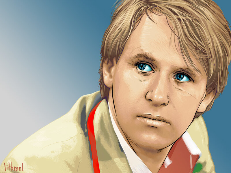 digital portrait of a young man
