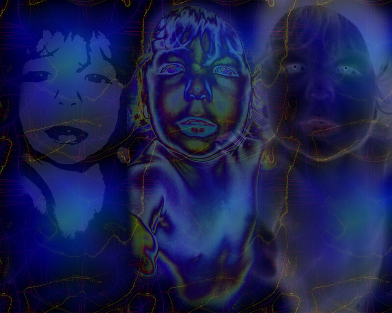 digital portrait of children