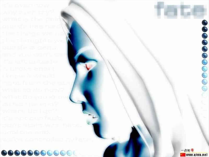 digital portrait with text overlay