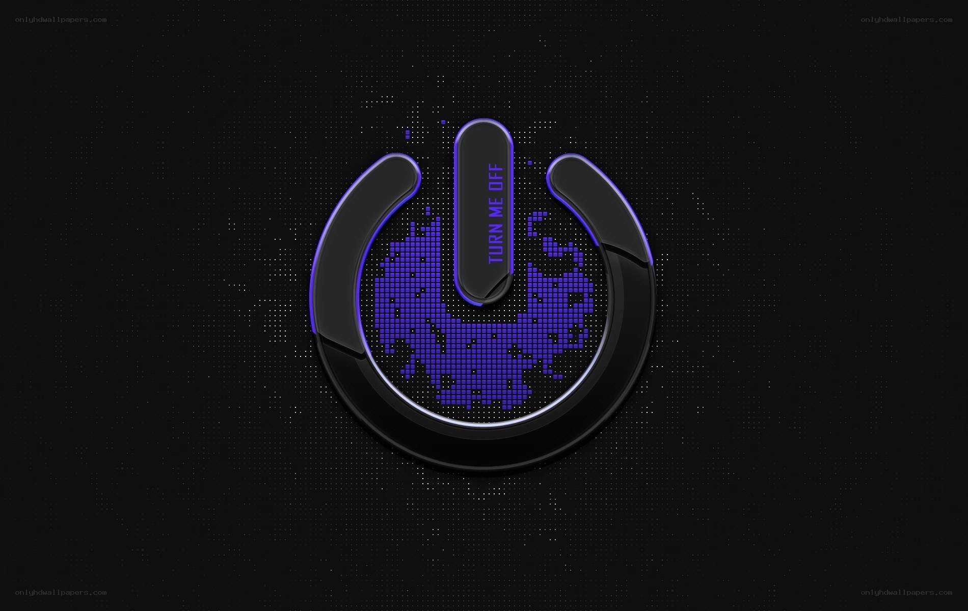 digital power button design