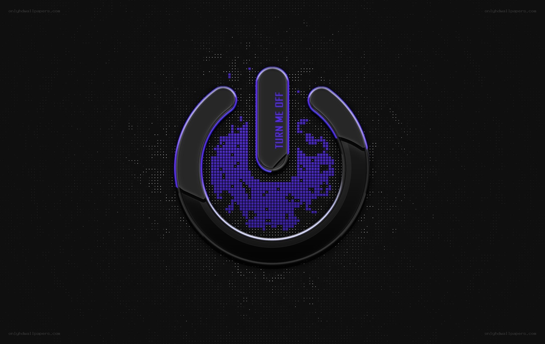digital power button design