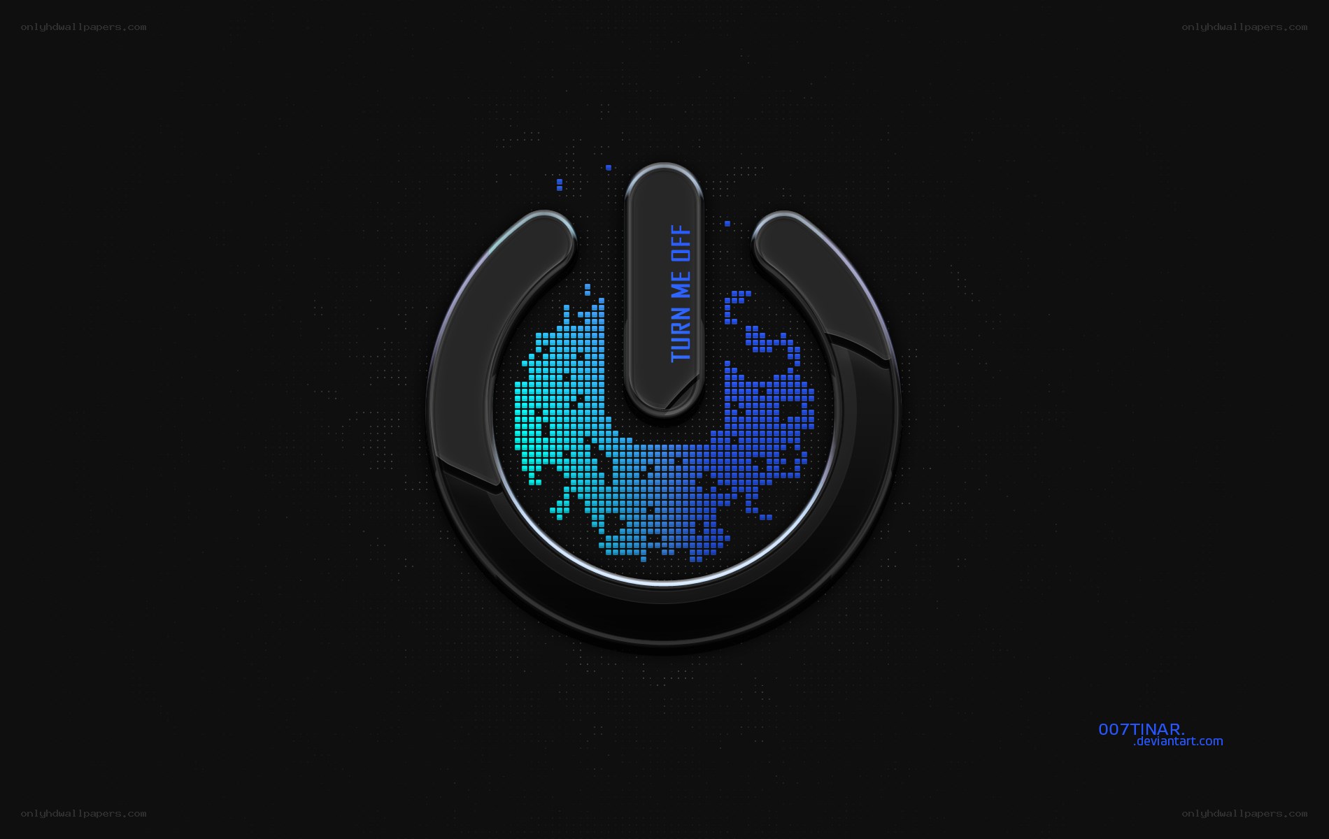 digital power button design