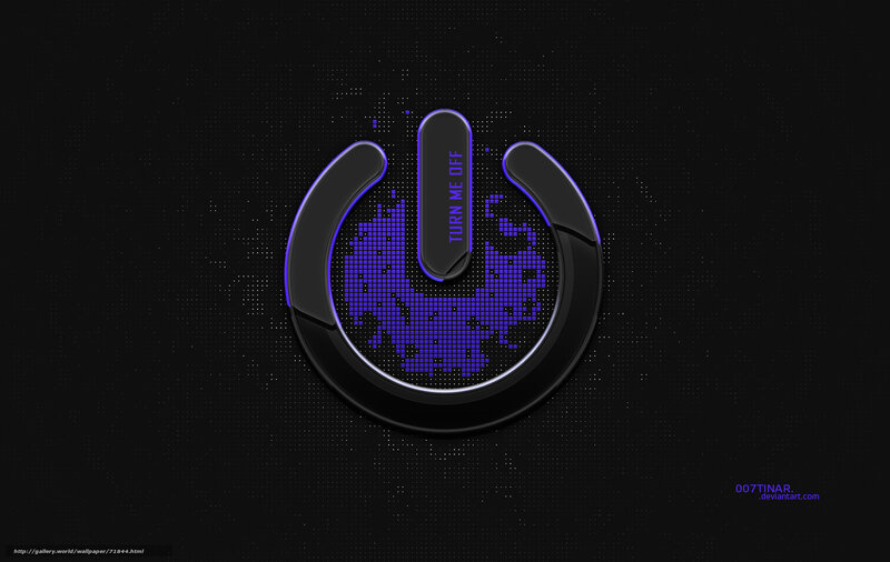 digital power button design