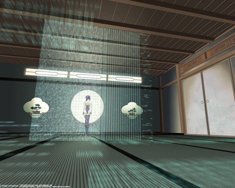 digital projection in a traditional room