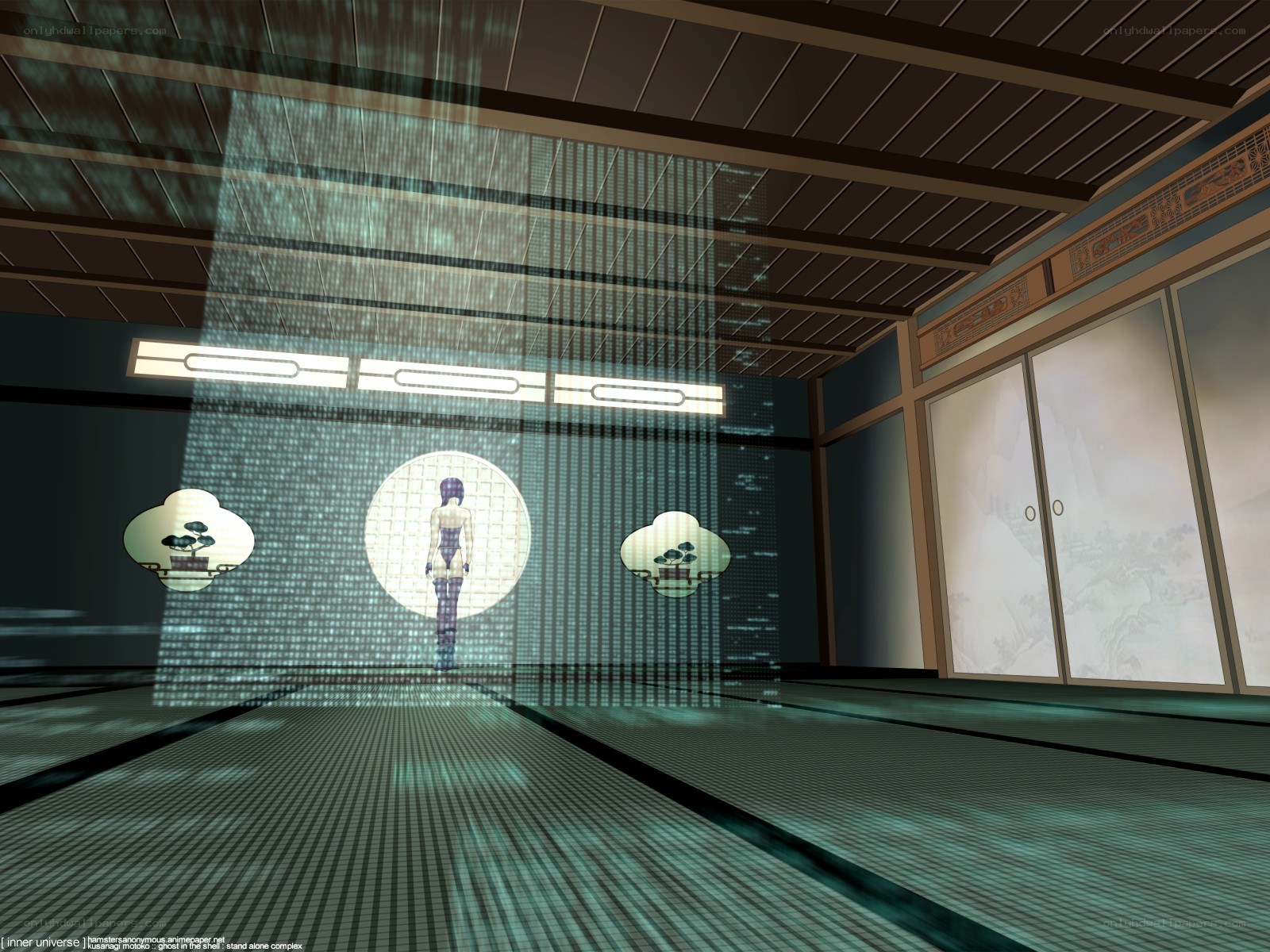 digital projection in a traditional room