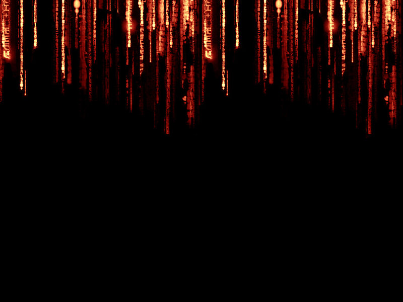 Digital Rain Code — Black