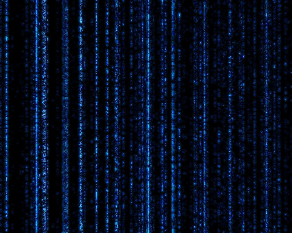 digital rain matrix effect