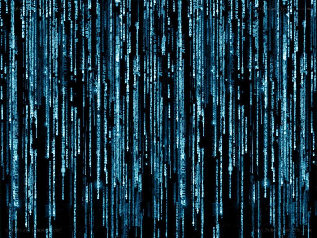 digital rain matrix effect
