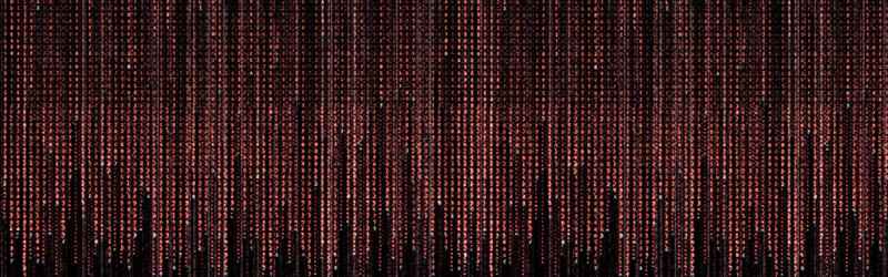 digital rain matrix style