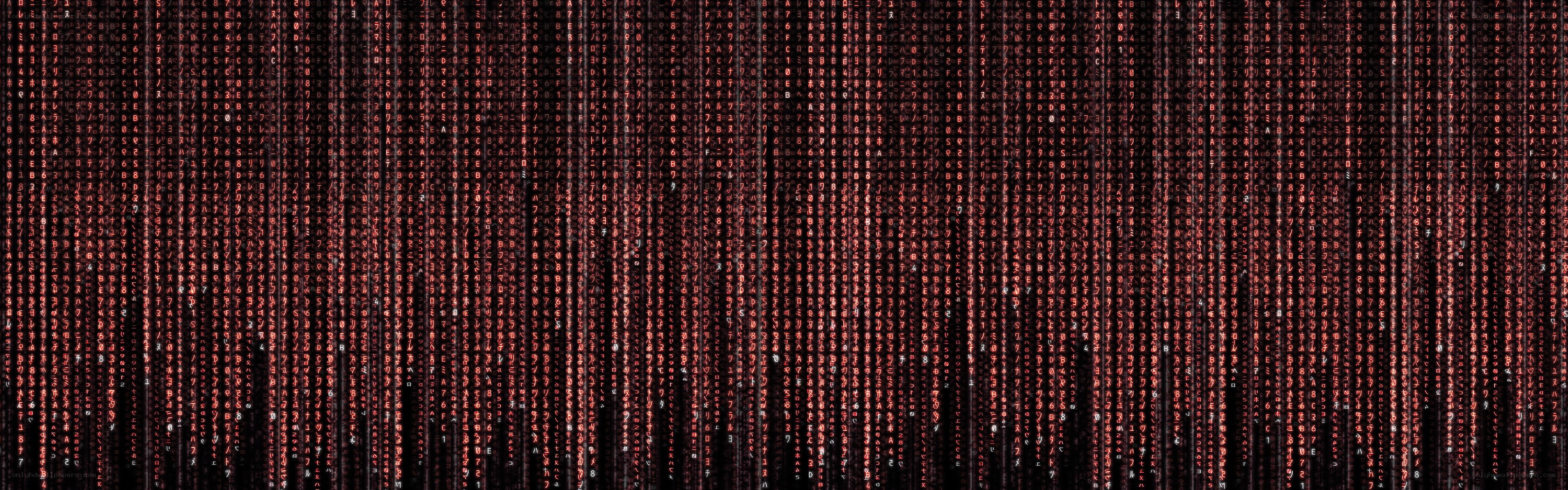 digital rain matrix style