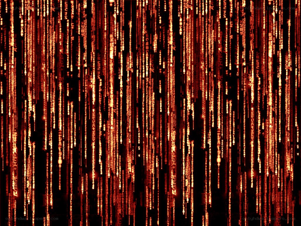 digital rain matrix style