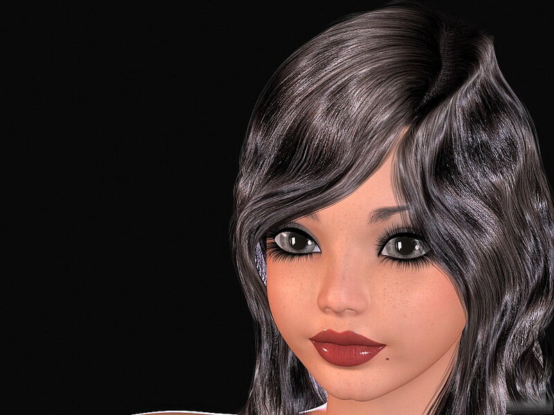 Digital Rendering of Woman