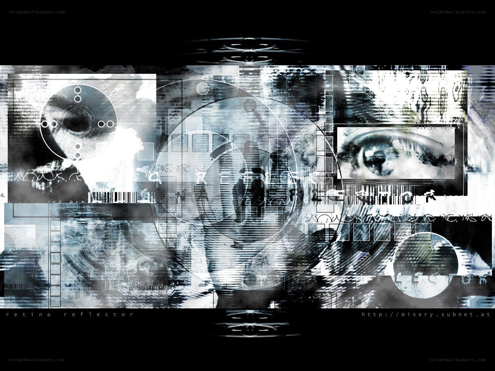 digital retina reflector collage