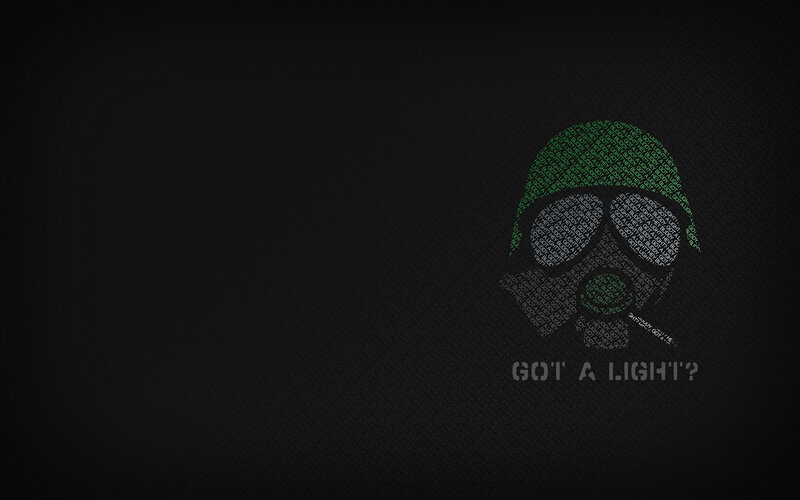 digital skull with text art