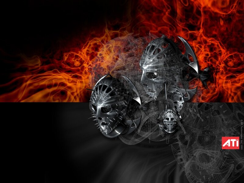 digital skulls on fire